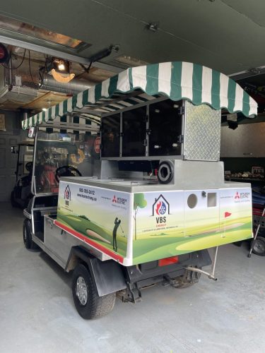 2 side view of kings nova scotia beer cart