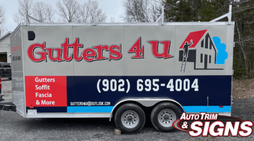 Gutters 4 U trailer wrap