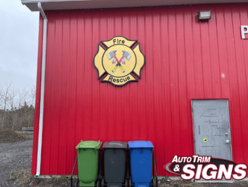 CNC Machine Fire Rescue signs