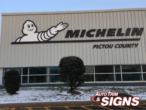 Signs for Michelin