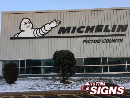 Exterior Sign Cut Letters Michelin