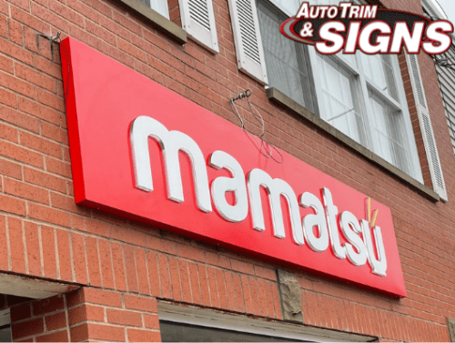Mamatsu exterior sign