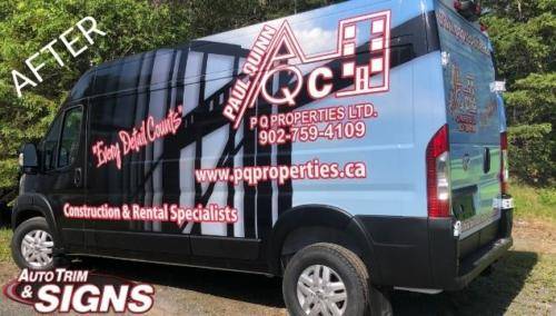 Van graphics and full wrap