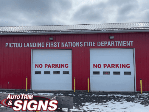 Lettering Fire Department