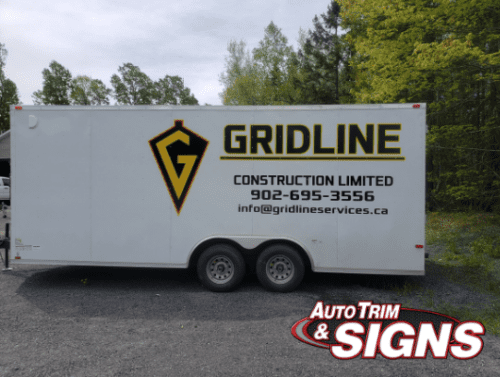 Trailer lettering and graphics